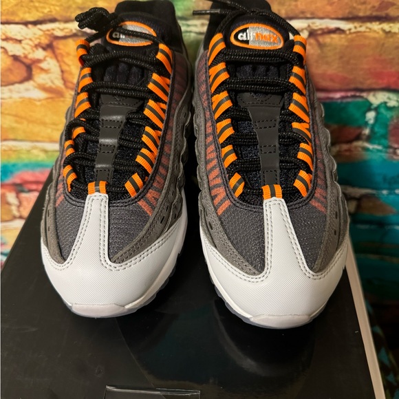 Nike Air Max 95 Kim Jones Gray and Orange Sneakers